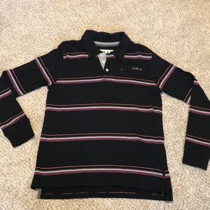 NWOT Mens Zoo York long sleeve polo size L